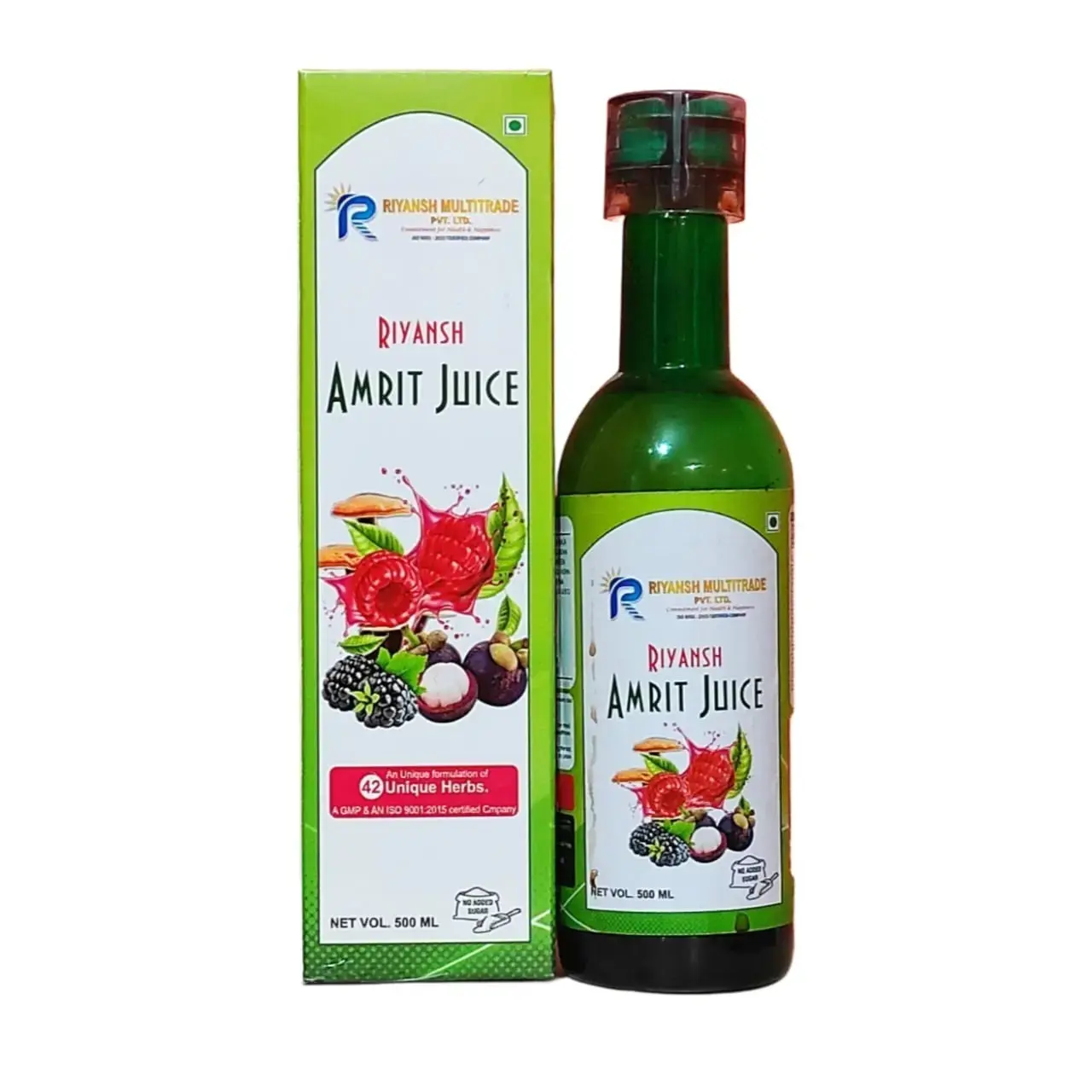 Riyansh Amrit Juice 500ml bottle – 42 herbs Ayurvedic juice